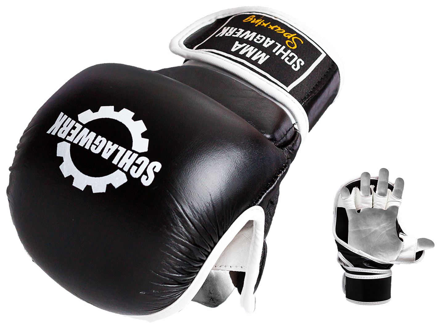 MMA Gloves Training Sparring Rindsleder