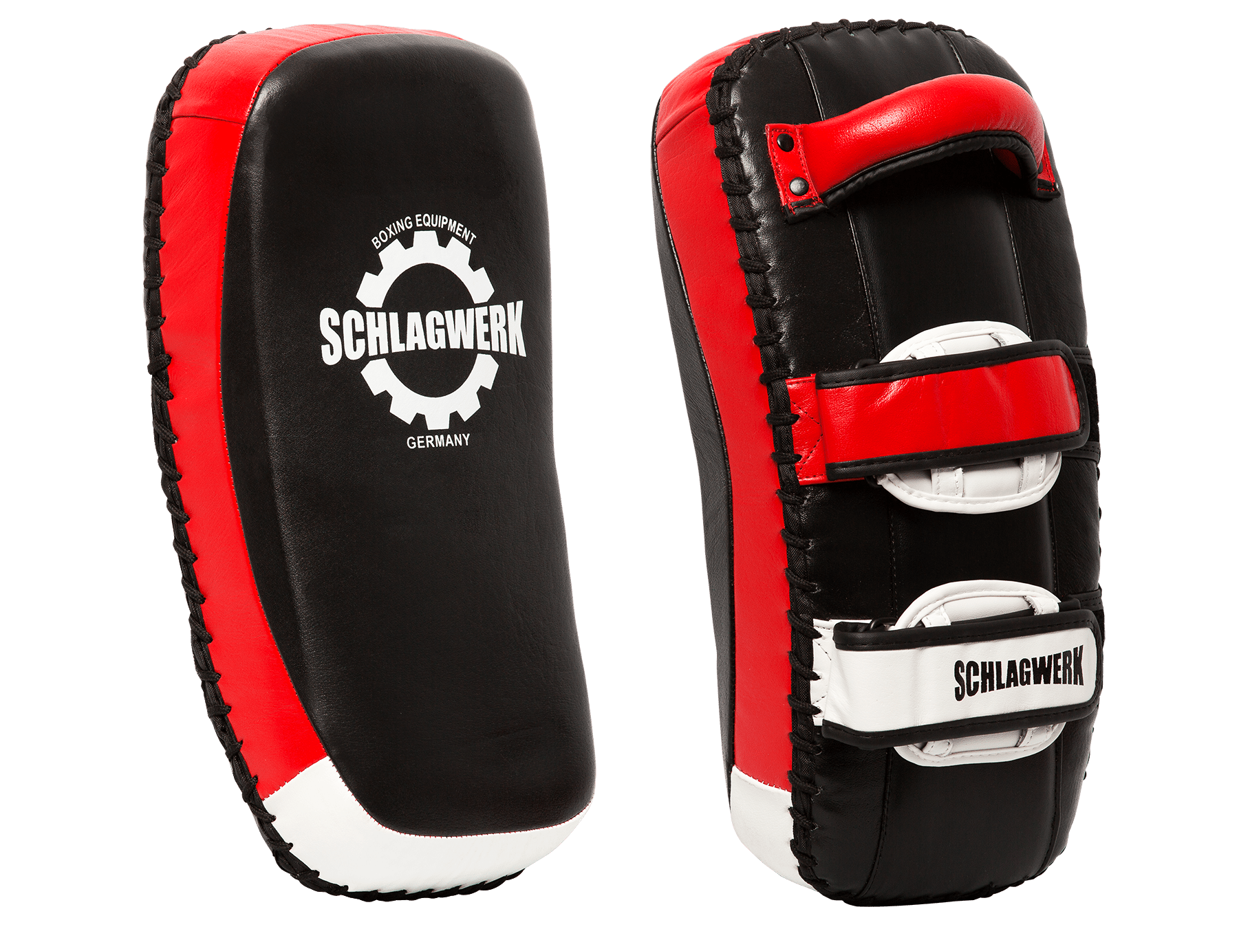 Thai Kick Pads - Gekrümmte Unterarmpratze - SCHLAGWERK