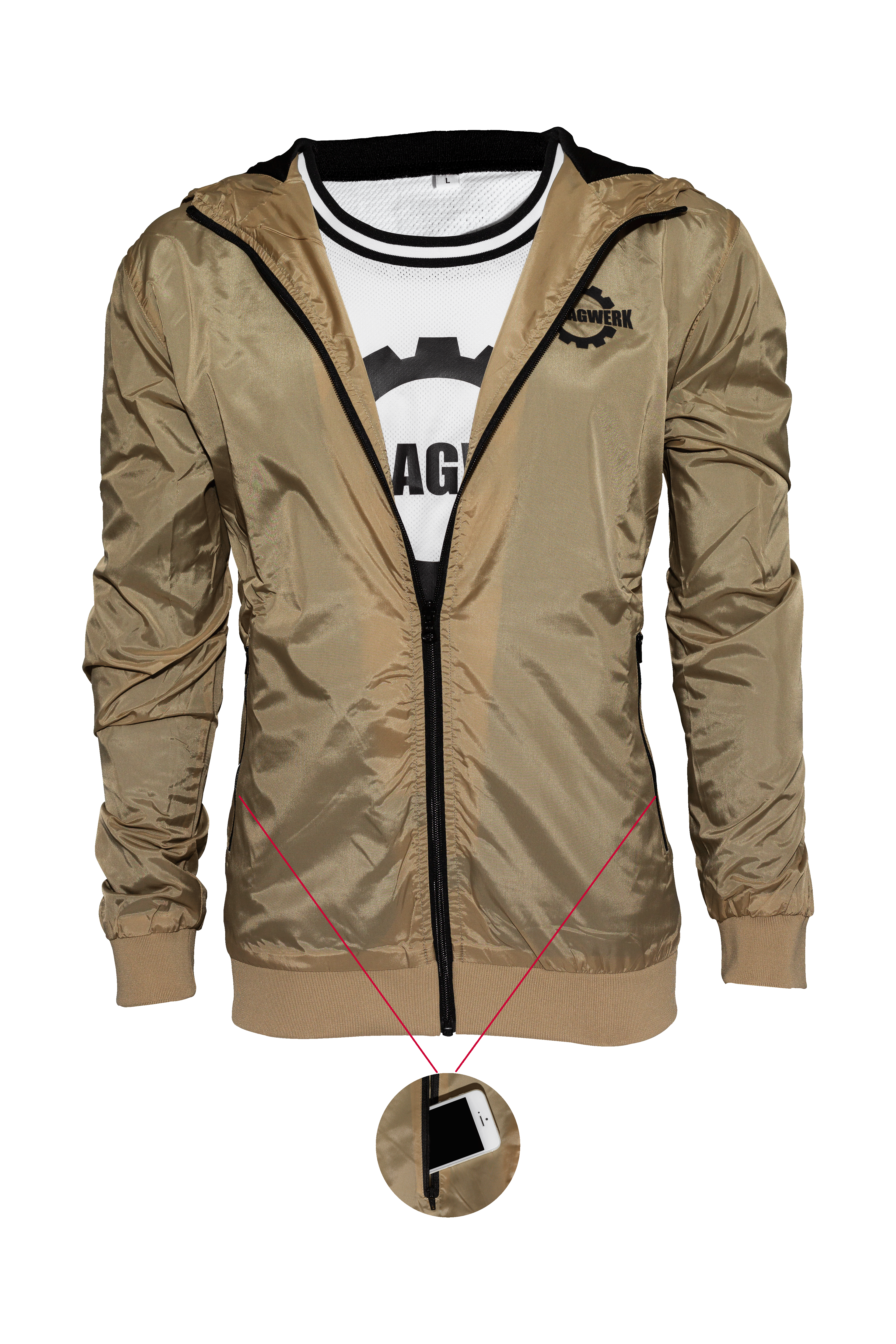 Winbreaker – Leicht, Wind- und Wasserabweisend