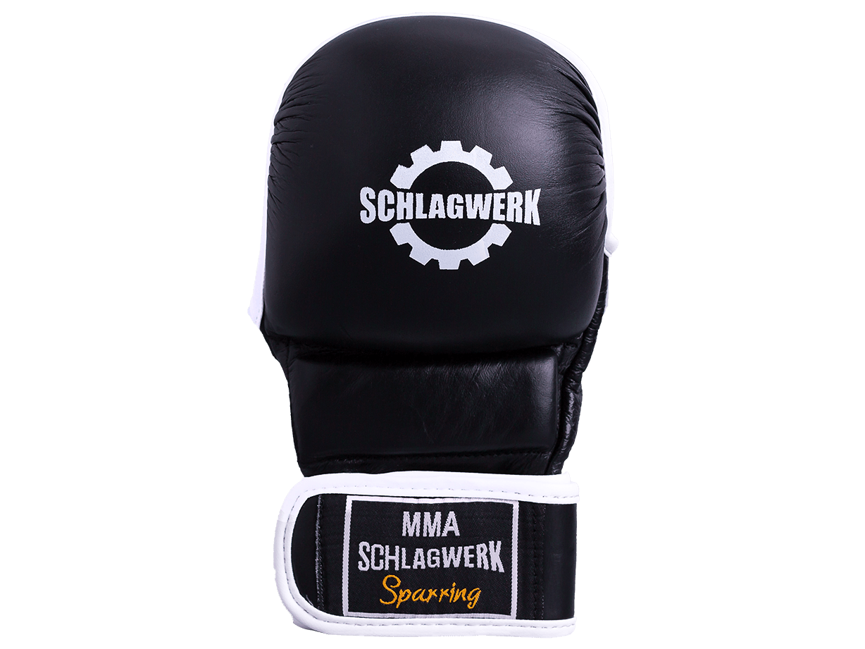 MMA Gloves Training Sparring Rindsleder - SCHLAGWERK